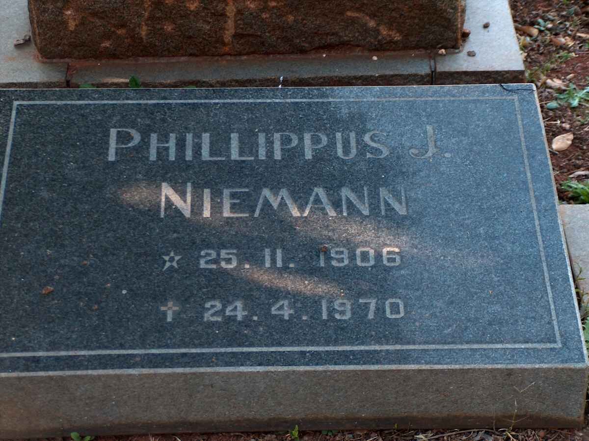 NIEMANN Phillippus J. 1906-1970