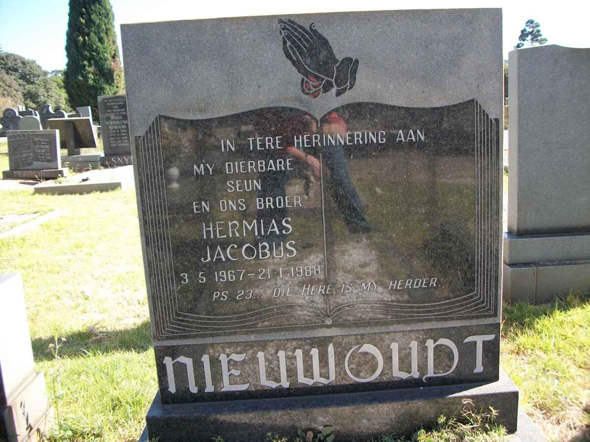 NIEUWOUDT Hermias Jacobus 1967-1988