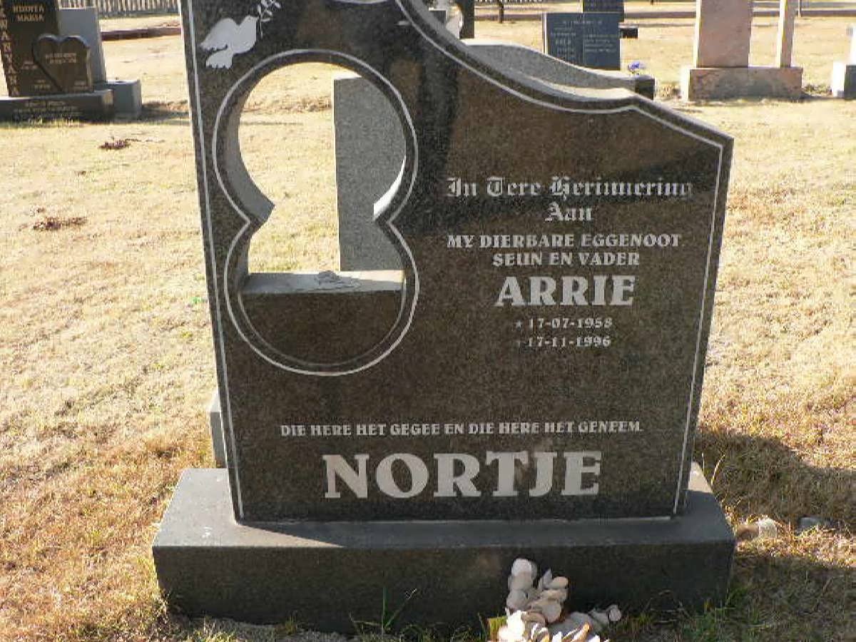 NORTJE Arrie 1958-1996
