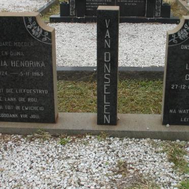 ONSELEN Leonardus Cornelius, van 1920-1986 &amp; Sophia Hendrika 1924-1969