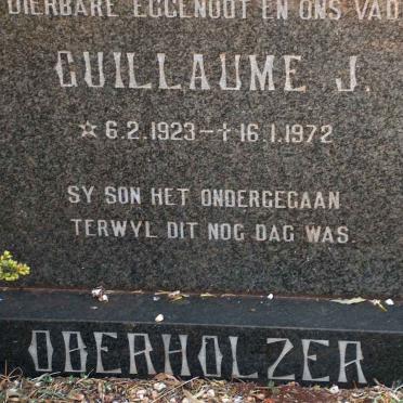 OBERHOLZER Guillaume J. 1923-1972