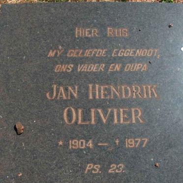 OLIVIER Jan Hendrik 1904-1977
