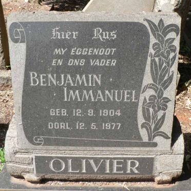 OLIVIER Benjamin Immanuel 1904-1977