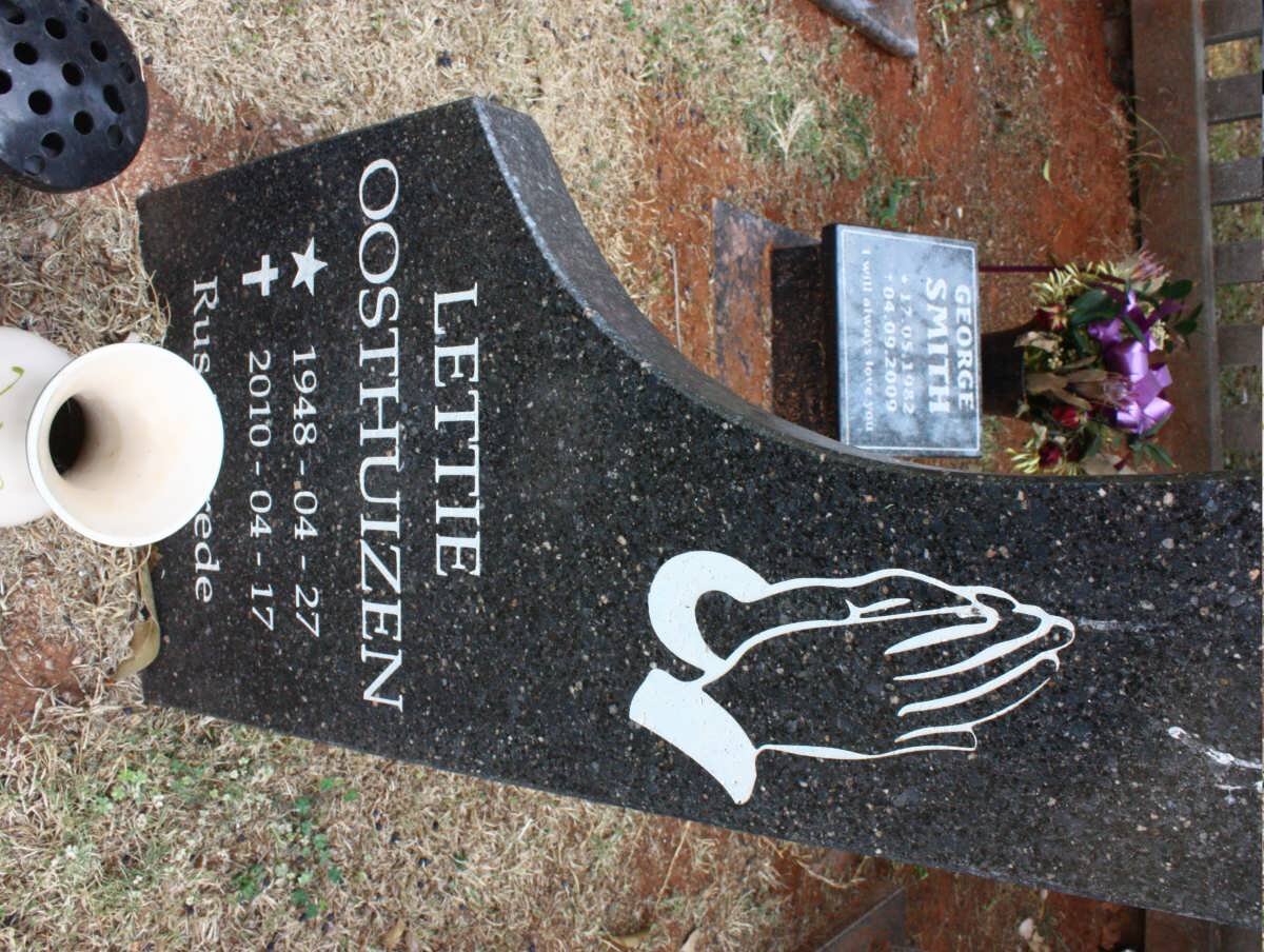 OOSTHUIZEN Lettie 1948-2010