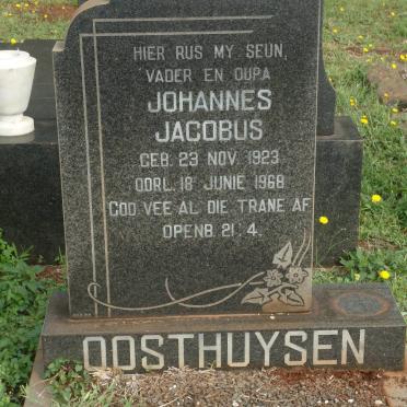 OOSTHUYSEN Johannes Jacobus 1923-1968