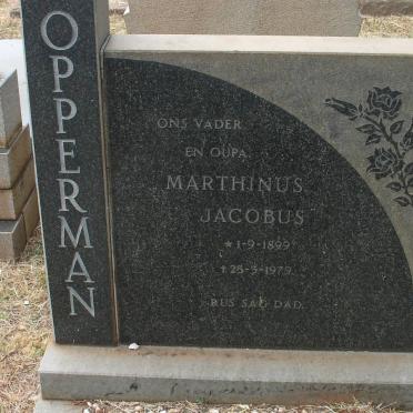 OPPERMAN Marthinus Jacobus 1899-1979