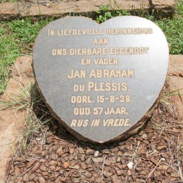 PLESSIS Jan Abraham, du -1938