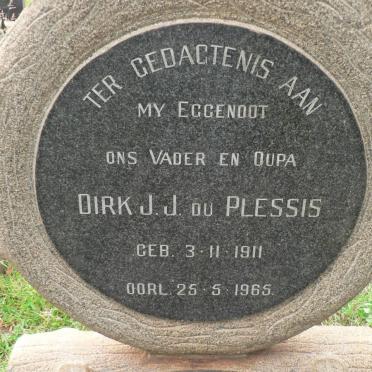 PLESSIS Dirk J.J., du 1911-1965