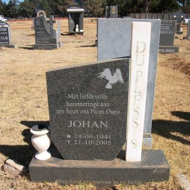 PLESSIS Johan, du 1941-2005