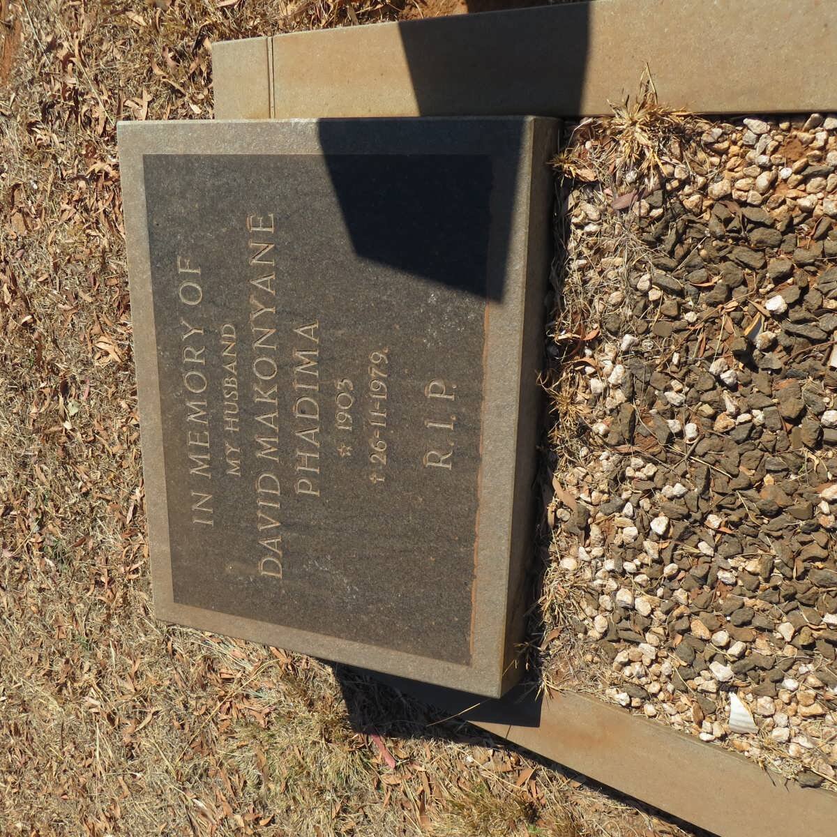 PHADIMA David Makonyane 1903-1979