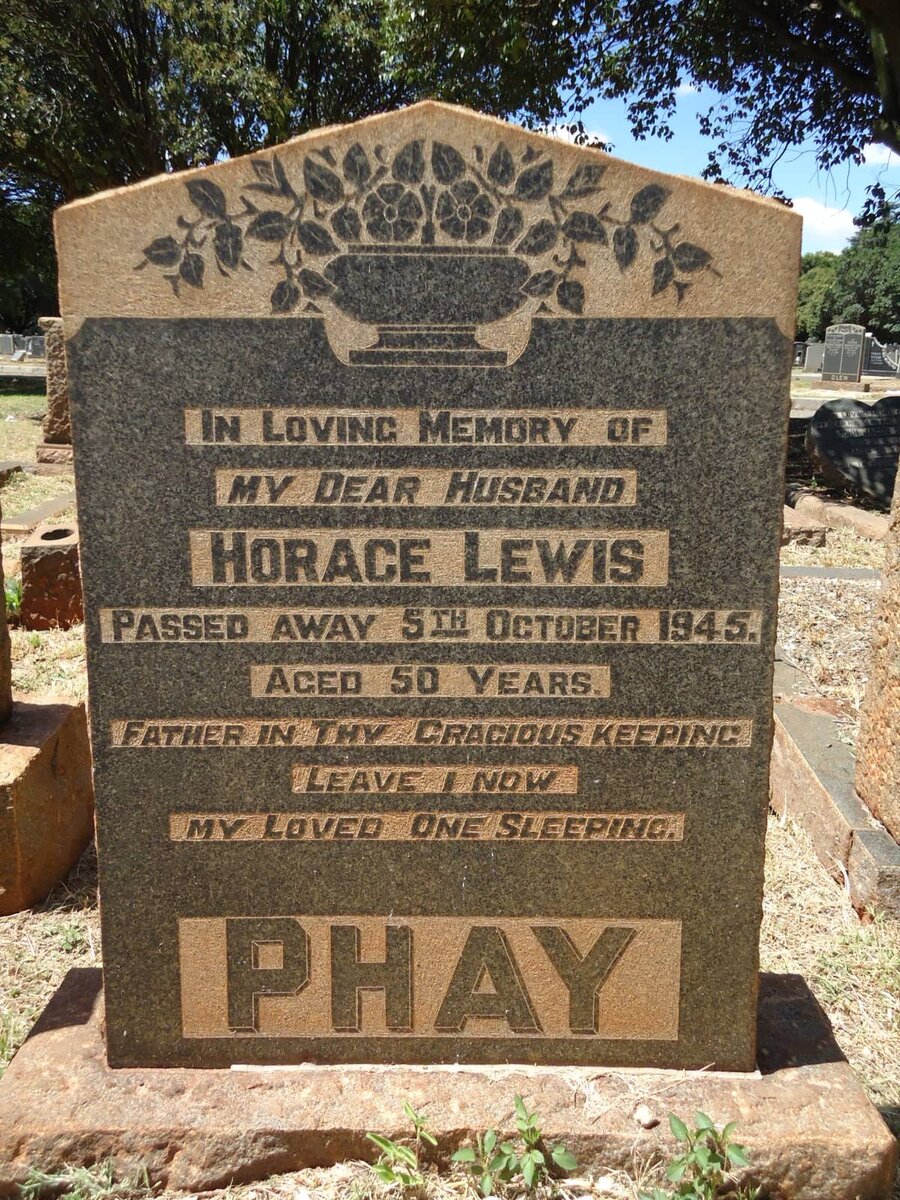 PHAY Horace Lewis -1945