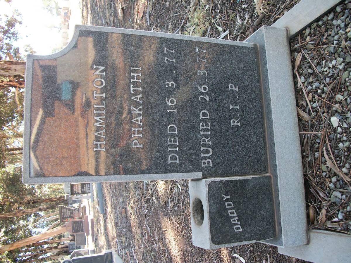 PHAKATHI Hamilton -1977