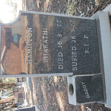 PHAKATHI Hamilton -1977