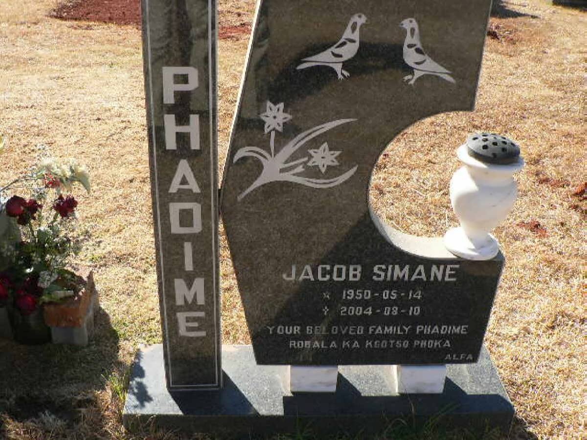PHADIME Jacob Simane 1950-2004