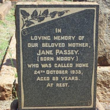 PASSEY Jane nee MOODY -1935