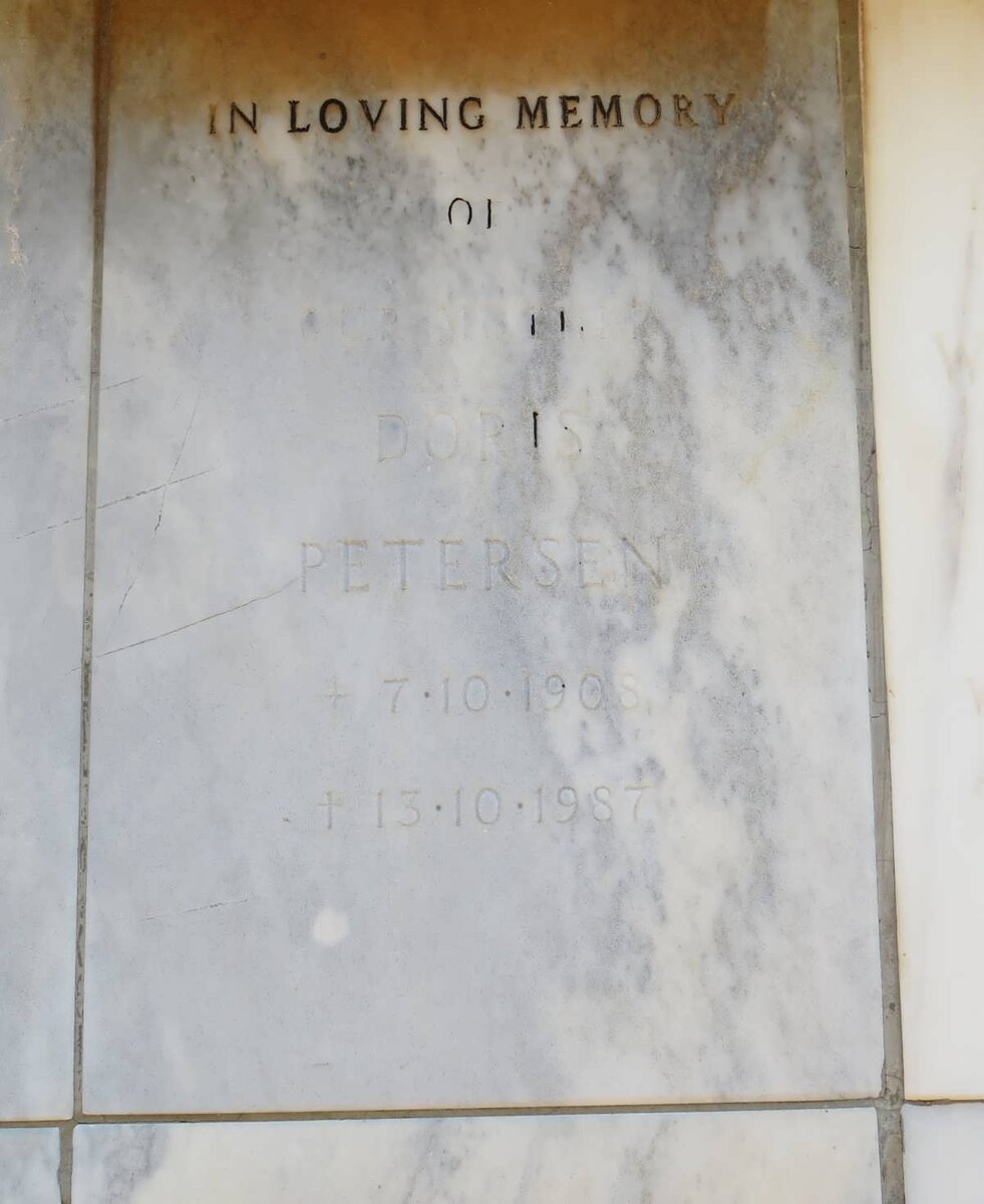 PETERSEN Doris 1908-1987