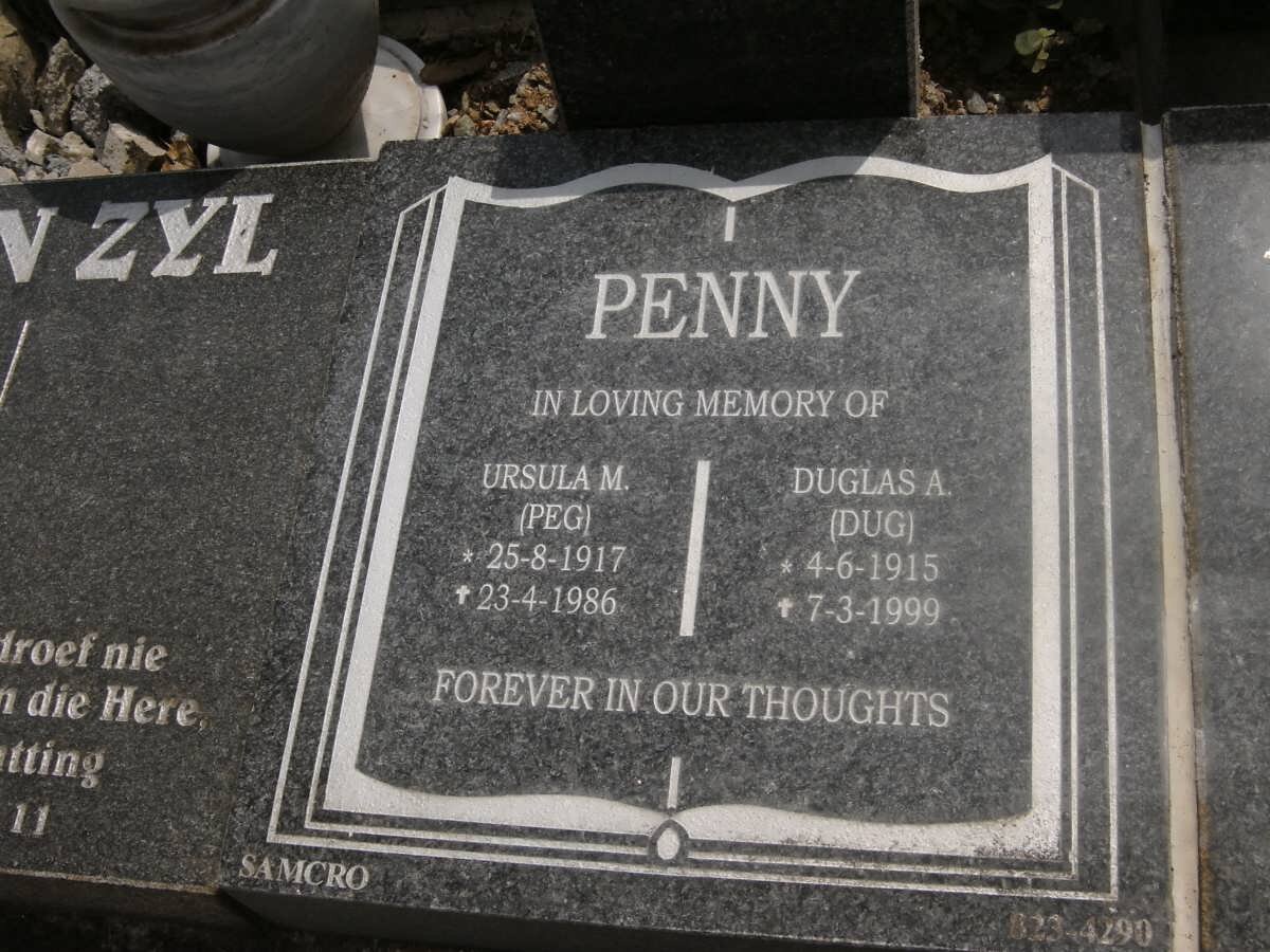 PENNY Duglas A. 1915-1999 &amp; Ursula M. 1917-1986