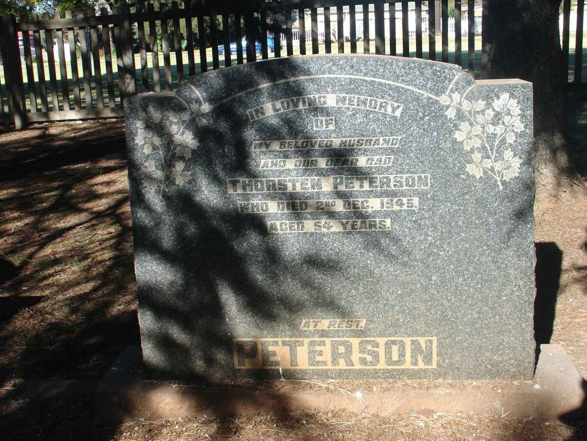 PETERSON Thorsten -1945