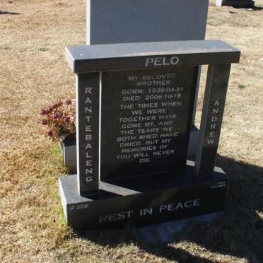 PELO Rantebaleng Andrew 1939-2006