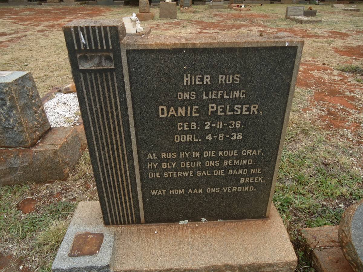 PELSER Danie 1936-1938