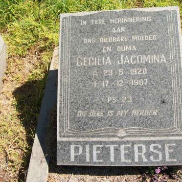 PIETERSE Cecilia Jacomina 1920-1987