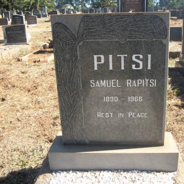 PITSI Samuel Rapitsi 1890-1966