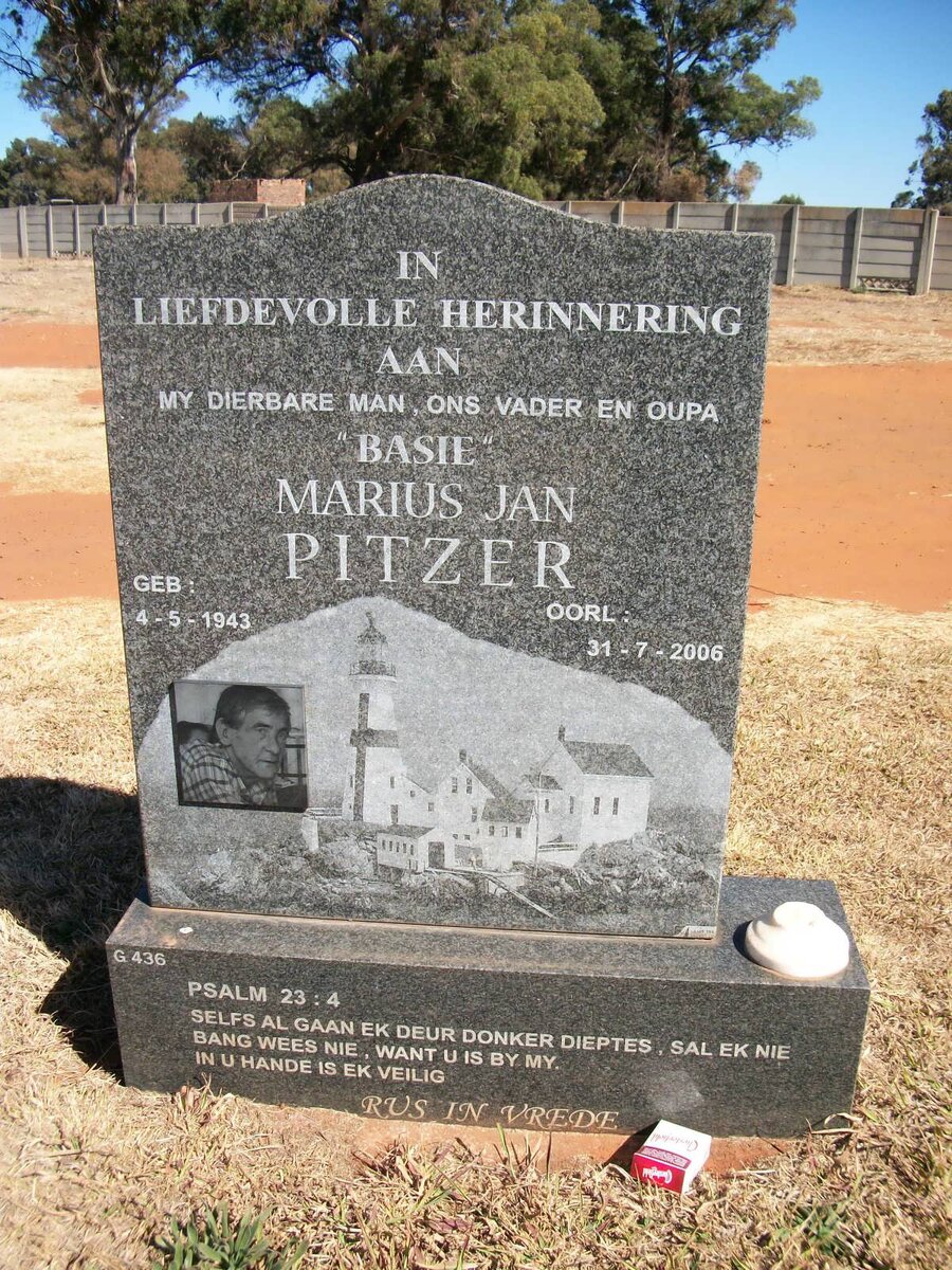 PITZER Marius Jan 1943-2006