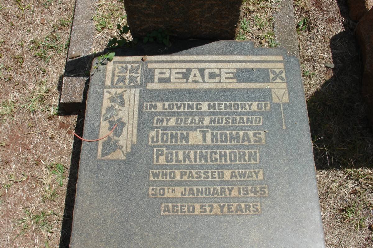 POLKINGHORN John Thomas -1945
