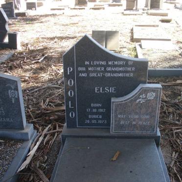 POOLO Elsie 1912-1973