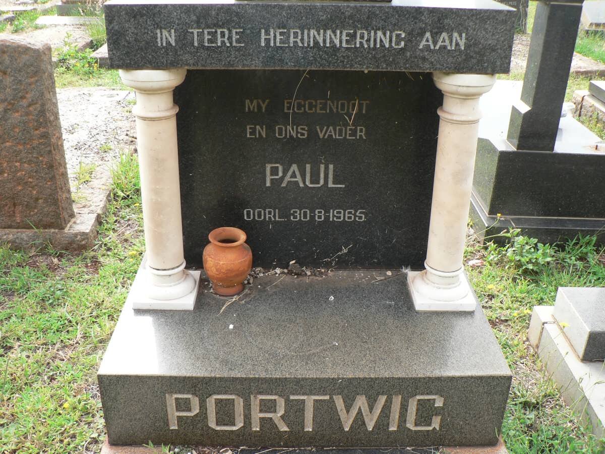 PORTWIG Paul -1965