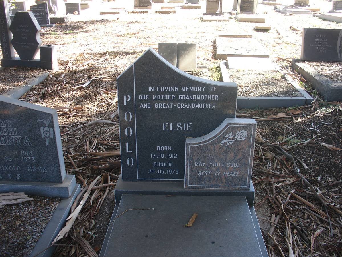 POOLO Elsie 1912-1973