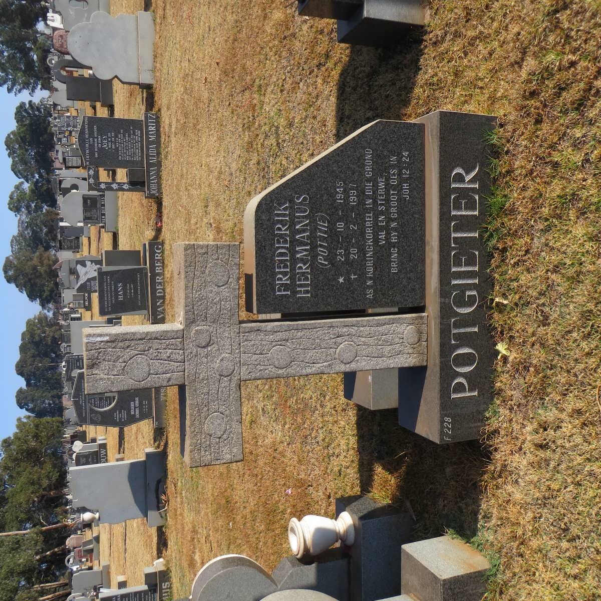 POTGIETER Frederik Hermanus 1945-1997