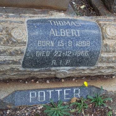 POTTER Thomas Albert 1888-1966