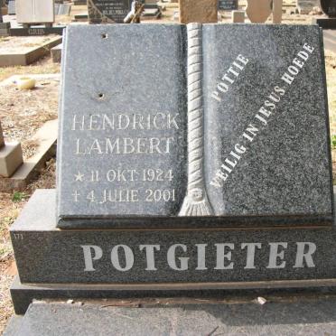 POTGIETER Hendrick Lambert 1924-2001