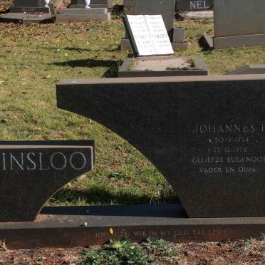 PRINSLOO Johannes F. 1924-1979