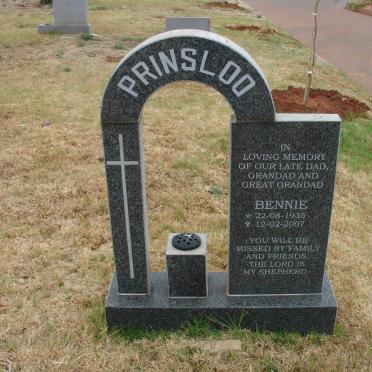 PRINSLOO Bennie 1935-2007