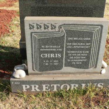 PRETORIUS Chris 1933-1997
