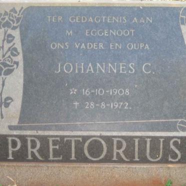 PRETORIUS Johannes C. 1908-1972