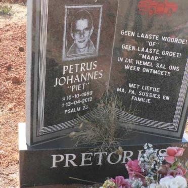 PRETORIUS Petrus Johannes 1989-2012