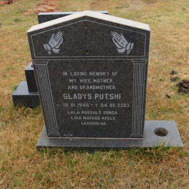 PUTSHI Gladys 1946-2003