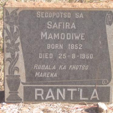 RANTLA Safira Mamodiwe 1852-1950