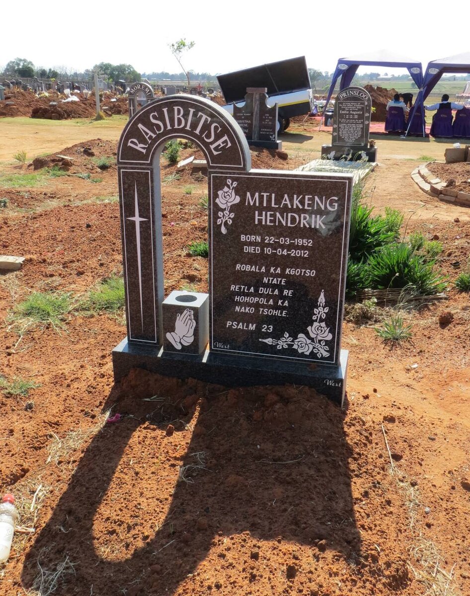 RASBITSE Mtlakeng Hendrik 1952-2012