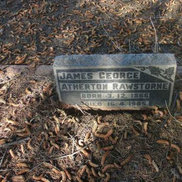 RAWSTORNE James George Atherton 1865-1965