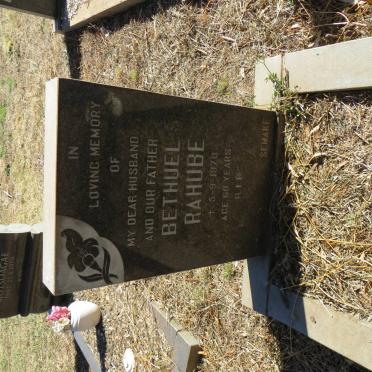 RAHUBE Bethuel -1970