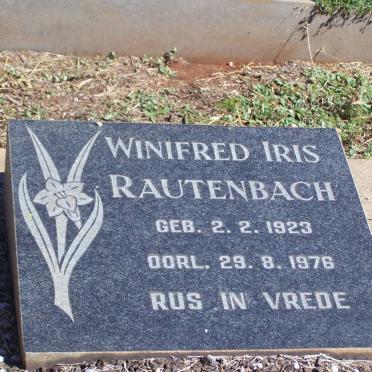 RAUTENBACH Winifred Iris 1923-1976