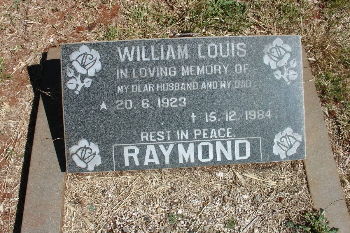 RAYMOND William Louis 1923-1984