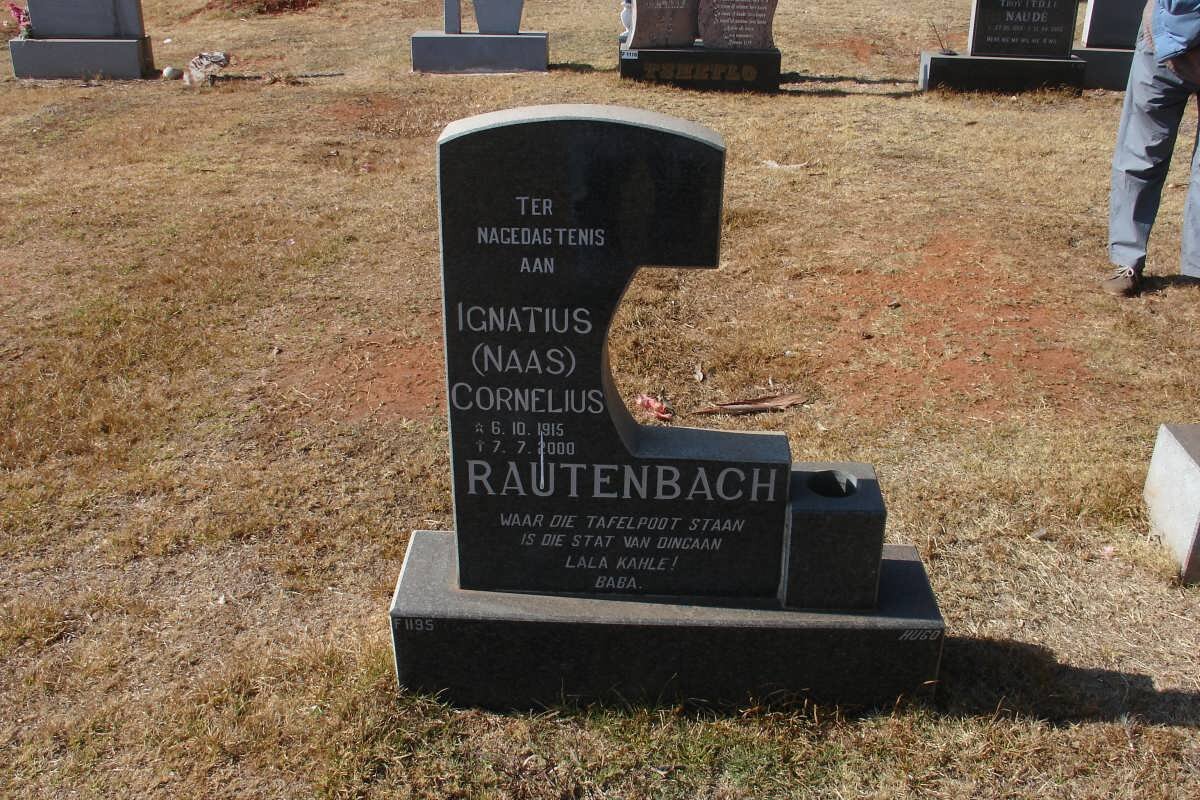 RAUTENBACH Ignatius Cornelius 1915-2000