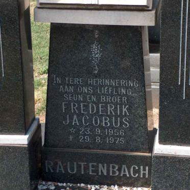 RAUTENBACH Frederik Jacobus 1956-1975
