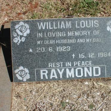 RAYMOND William Louis 1923-1984