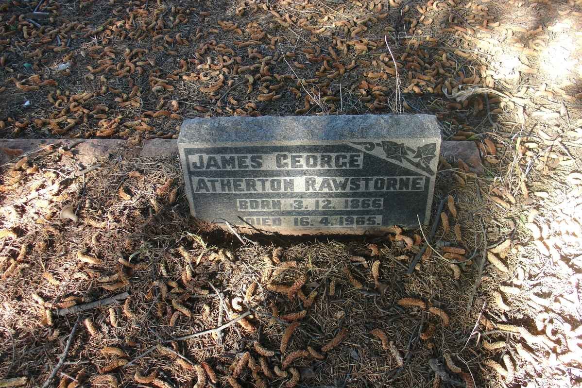 RAWSTORNE James George Atherton 1865-1965